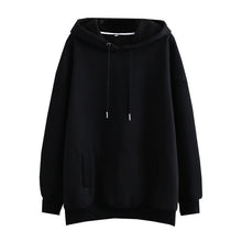 将图片加载到图库查看器,Tangada women fleece hoodie sweatshirts winter japanese fashion 2020 oversize ladies pullovers warm pocket hooded jacket SD60