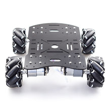 将图片加载到图库查看器,10KG load Metal Omni Mecanum Wheel Robot Car Chassis Kit with 4pcs Encoder Motor for Arduino Raspberry Pi DIY STEM Toy Parts