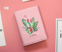 将图片加载到图库查看器,The Japanese Fresh style Passport Holder,PU Leather Travel Passport Cover Credit Card ID Card Holder Size:10*14CM