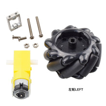 将图片加载到图库查看器,4pcs 60mm Mecanum Omni Wheel+ 4pcs TT Motor+ 4pcs TT Motor Bracket for Arduino DIY Project Raspberry Pi Stem Toy RC Parts