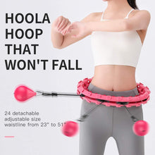 将图片加载到图库查看器,Slimming Circle for Adults Beginners 24 Knots Abdoment Fitness Beauty 2 in 1 Detachable Training Weight Reducing Ring