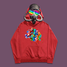 将图片加载到图库查看器,Steam wave Mario college style bf hoodie