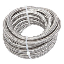 将图片加载到图库查看器,6AN 20-Foot Universal Silver Fuel Hose 10 Red and Blue Connectors