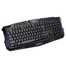将图片加载到图库查看器,A877 114-Key LED Backlit Wired USB Gaming Keyboard Black