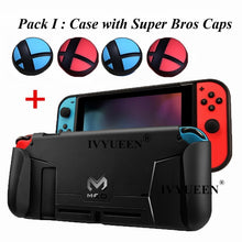 将图片加载到图库查看器,Sarah wong IVYUEEN for Nintend Switch Console TPU Protective Grips Cover Case Stores 4 Games for Switch Controller Shock-Absorption