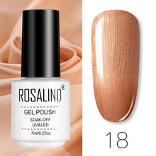 将图片加载到图库查看器,ROSALIND Gel Polish Set Manicure for Nails Semi Permanent Vernis top coat UV LED Gel Varnish Soak Off Nail Art Gel Nail Polish