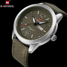 将图片加载到图库查看器,NAVIFORCE Men's Sports Military Quartz Watch Nylon Strap