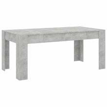 将图片加载到图库查看器,Quark-Dining Table Concrete Gray 70.9"x35.4"x29.9" Chipboard