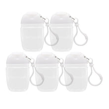 将图片加载到图库查看器,60ML Silicone Protective Cover Hand SanitizePortable Mini Empty Bottle Portable Hand Sanitizer Silicone Bottle Can Hung Outdoor