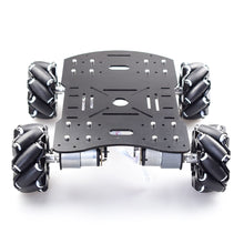 将图片加载到图库查看器,10KG load Metal Omni Mecanum Wheel Robot Car Chassis Kit with 4pcs Encoder Motor for Arduino Raspberry Pi DIY STEM Toy Parts