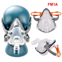 将图片加载到图库查看器,Sarah Full Face Mask CPAP Auto CPAP BiPAP Mask With Free Headgear White S M L for Sleep Apnea OSAHS OSAS Snoring People