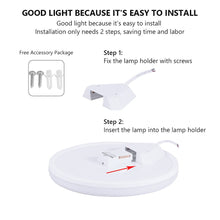 将图片加载到图库查看器,Sarah Modern Ultra Thin LED Ceiling Lights LED Panel Lighting Fixture Surface Mount for Home Living Room Bathroom 15-50W SMD 2835 220V