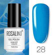 将图片加载到图库查看器,ROSALIND Gel Polish Set Manicure for Nails Semi Permanent Vernis top coat UV LED Gel Varnish Soak Off Nail Art Gel Nail Polish