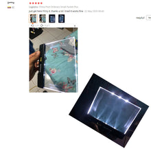 将图片加载到图库查看器,test Sarah Book Light Creative LED desk lamps Reading Night Light Flat Plate Portable Car Travel Panel Led for Home Indoor Bedroom