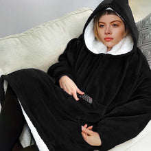 将图片加载到图库查看器,Oversized Hoodies Sweatshirt Women Winter Hoodies Fleece Giant TV Blanket With Sleeves Pullover Oversize Women Hoody Sweatshirts