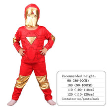 将图片加载到图库查看器,Halloween cosplay costume Set Spider mask Suit Party Costume Kids Long Sleeve spider Red man Performance Apparel Children's baby