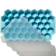 将图片加载到图库查看器,Cavity Ice Cube Tray Honeycomb Ice Cube Mold Food Grade Flexible Silicone Ice Molds for Whiskey Cocktail