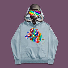 将图片加载到图库查看器,Steam wave Mario college style bf hoodie