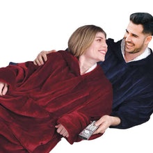 将图片加载到图库查看器,Oversized Hoodies Sweatshirt Women Winter Hoodies Fleece Giant TV Blanket With Sleeves Pullover Oversize Women Hoody Sweatshirts