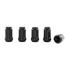 将图片加载到图库查看器,24pcs Spline Lug Nuts 12x1.5 for Toyota Tacoma Tundra FJ Cruiser & More Black