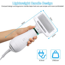 将图片加载到图库查看器,2-In-1 Portable Dog Dryer Dog Hair Dryer And Comb Brush Pet Grooming Cat Hair Comb Dog Fur Blower Low Noise
