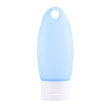 将图片加载到图库查看器,60ML Silicone Protective Cover Hand SanitizePortable Mini Empty Bottle Portable Hand Sanitizer Silicone Bottle Can Hung Outdoor