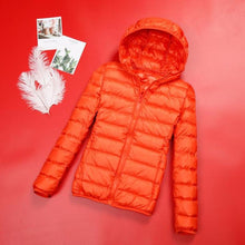 将图片加载到图库查看器,Spring Plus Size 4XL Women Down Jacket Winter Ultra Light 90% White Duck Down Coat Short Hooded Puffer Jacket Female Warm Parka
