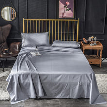 将图片加载到图库查看器,600TC Egyptian Cotton Luxury Solid Color Bed Sheet Bedsheet Flat Sheet Linens Bedding Sheets Pillowcase Soft Warm Home Textile#s