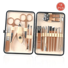 将图片加载到图库查看器,Professional Nail Clipper Kit Manicure Set Nail Care Set Nail Cutter Pedicure Blackhead Blemish Eyelash Makeup Facial Care Tool
