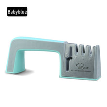将图片加载到图库查看器,Knife Sharpener 4 in 1 Diamond Coated&Fine Rod Knife Shears and Scissors Sharpening stone System Stainless Steel Blades