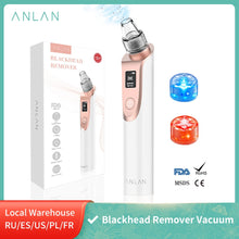 将图片加载到图库查看器,ANLAN Blackhead Remover Vacuum Pore Cleaner Acne Comedones Removal Black Head Remover Face Care Pimples Tools Comedone Extractor
