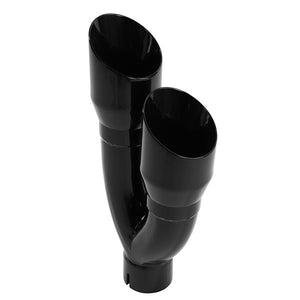 Black Powder Coated Stainless Steel Exhaust Tip