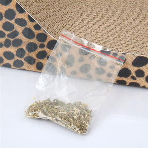 415 Harden Corrugated Paper Pet Cat Toy Cat Sofa Claws Grinding Board with Catnip (Medium Size) Earthy Y