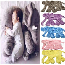 将图片加载到图库查看器，40/60CM Elephant Plush Pillow Infant Soft For Sleeping Stuffed Animals Toys Baby &#39;s Playmate gifts for Children LKcomo
