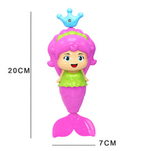 将图片加载到图库查看器，Bath Tub Fun Swimming Baby Bath Toy Mermaid Wind Up Floating Water Toy For Kids
