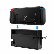 将图片加载到图库查看器，Sarah wong IVYUEEN for Nintend Switch Console TPU Protective Grips Cover Case Stores 4 Games for Switch Controller Shock-Absorption
