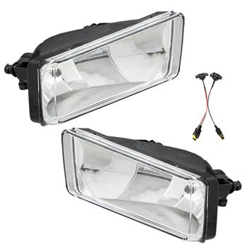 Clear Bumper Fog Light Lamps Pair for 07-13 Chevy Silverado 1500 2500 HD Tahoe