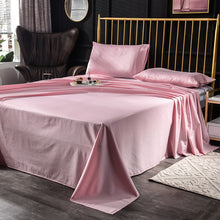 将图片加载到图库查看器，600TC Egyptian Cotton Luxury Solid Color Bed Sheet Bedsheet Flat Sheet Linens Bedding Sheets Pillowcase Soft Warm Home Textile#s
