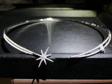 将图片加载到图库查看器，New  925 pure meteor Earrings hexagon Star Lucky Star Christmas Korean Black Pearl Earrings Fashion light luxury jewelry
