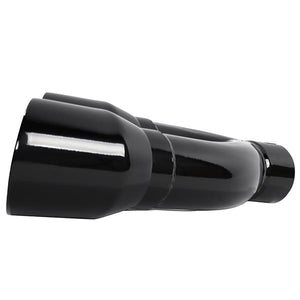 Black Powder Coated Stainless Steel Exhaust Tip