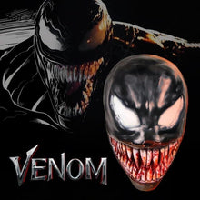 将图片加载到图库查看器，Black Venom Helmet Tom Hardy Suit Halloween Mask Cosplay Costume Party Hot Movie Game PS4 Adult Kid Clothes
