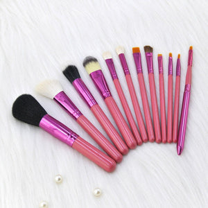 12PCS Popular Style Eye Shadow Makeup Brush Set Eye Powder Foundation Brushes Concealer Blending Makeup Brushes Kits