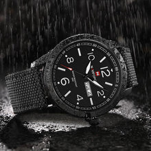 将图片加载到图库查看器，NAVIFORCE Men&#39;s Sports Military Quartz Watch Nylon Strap
