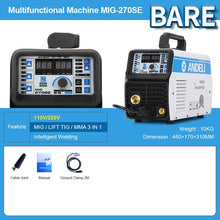 将图片加载到图库查看器，ANDELI MIG-270SE 3 in 1 tig mig Welder 110V/220V MIG TIG MMA Welding Machine Gasless Welder Mig Welding Machine
