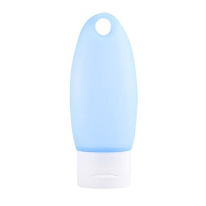 60ML Silicone Protective Cover Hand SanitizePortable Mini Empty Bottle Portable Hand Sanitizer Silicone Bottle Can Hung Outdoor