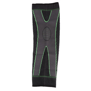 1PCS Mumian S33 Classic Black And Green Knitted Thermal Lengthen Sports Kneecaps