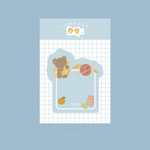 将图片加载到图库查看器，Cartoon Small Animal Sticky Notes N-time Sticker Set
