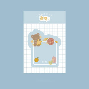 Cartoon Small Animal Sticky Notes N-time Sticker Set