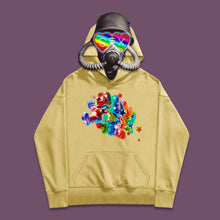 将图片加载到图库查看器，Steam wave Mario college style bf hoodie
