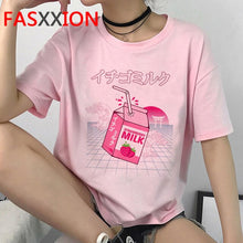 将图片加载到图库查看器，Vaporwave Harajuku Aesthetic T Shirt Women Ullzang Funny Printed T-shirt Grunge 90s Tshirt Fashion Hip Hop Top Tees Female
